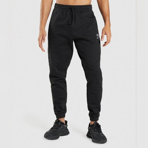 Gymshark Essential Jogger Oversized Fit Black New With Tags - Picture 1 of 9